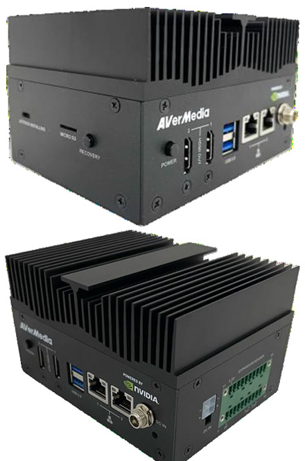 AVerMedia D115SOXP-8G BoxPC (NVIDIA Jetson Orin NX 8GB, 256GB SSD)